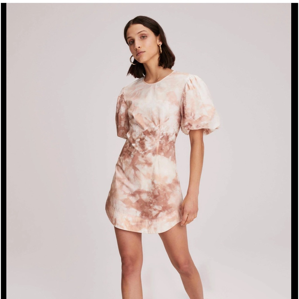 A.L.C. Jess Tie dye puff sleeve dress | Never Been Worn